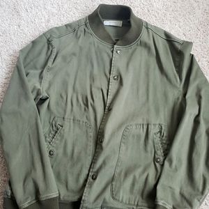 Green military jacket from Five Four